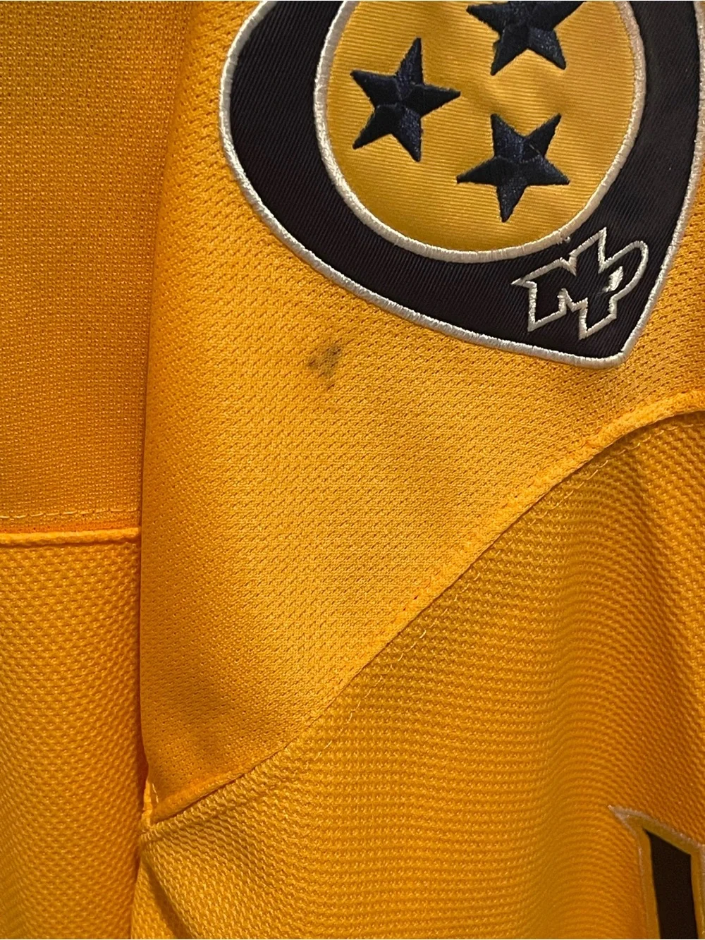 Nashville Predators Ryan Ellis #4 Adidas Jersey Size 50 Gold Home